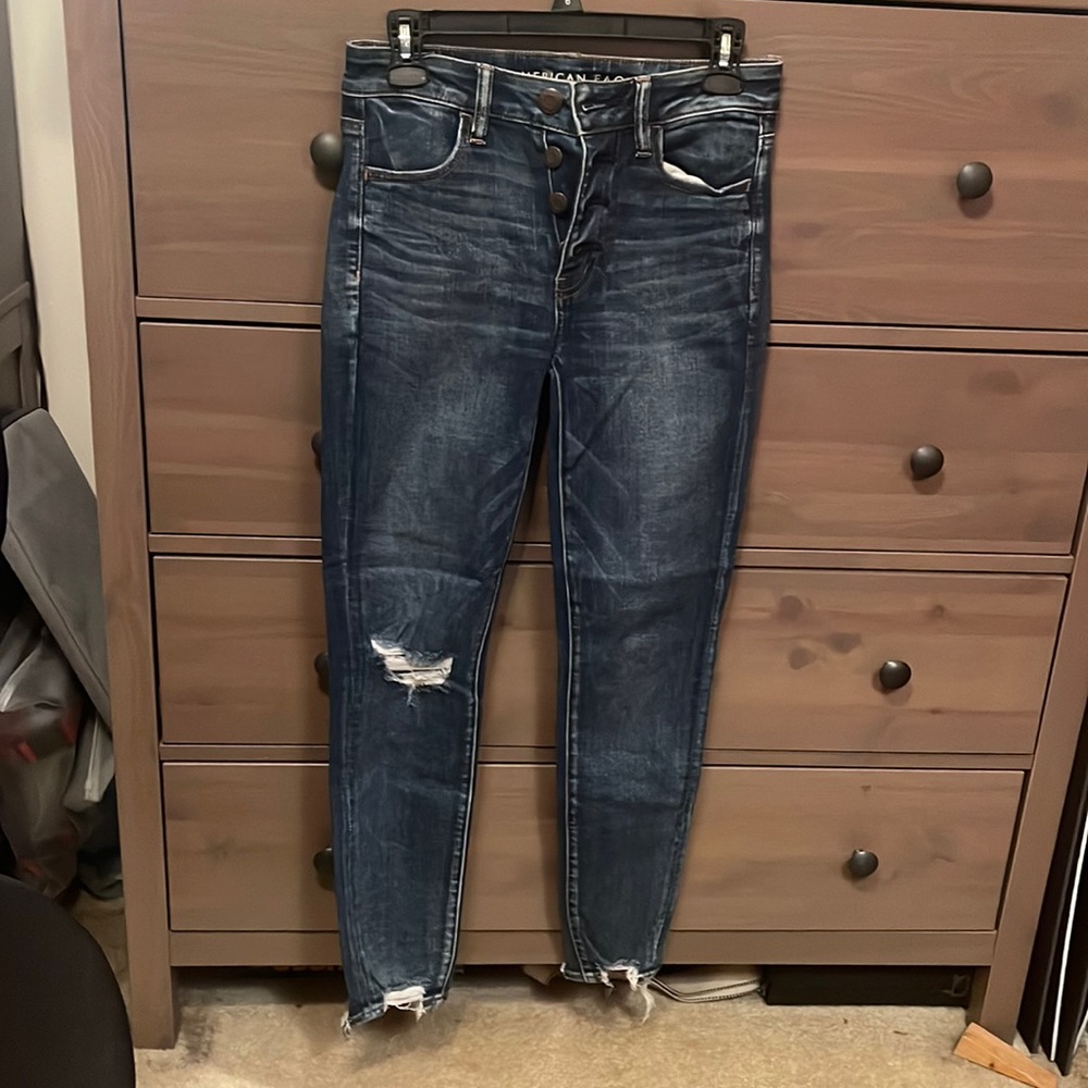 High rise jegging crop size 4 AE